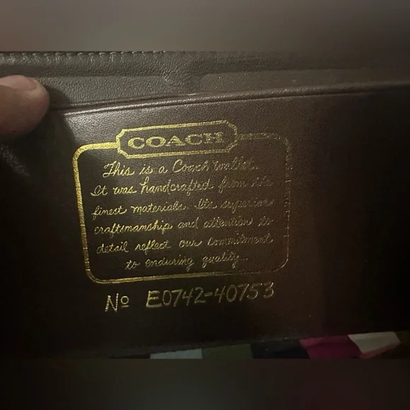 Brown Coach Wallet - Picture 5 of 8